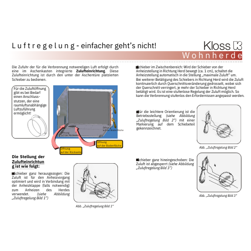 Einfache Luftregelung