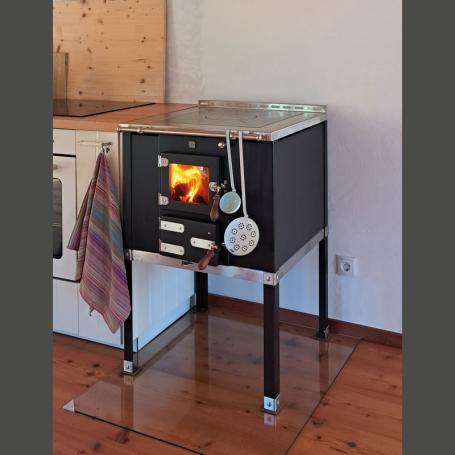Liesertaler Stahlfußherd 60cm LBH 02N