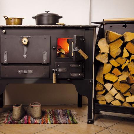 Liesertaler Stahlfußherd 80-90cm LBH SR