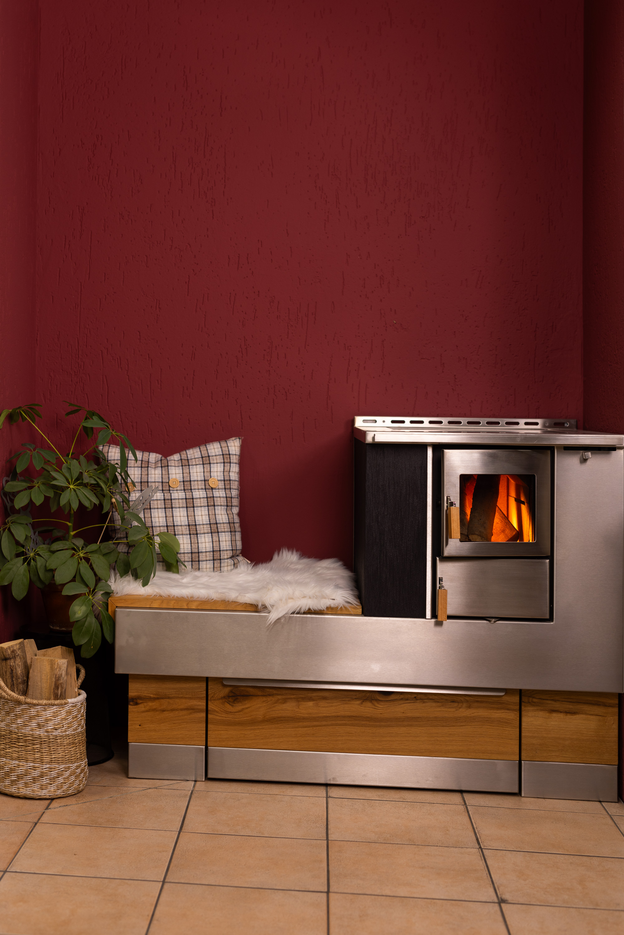 Stilvolle Beistellherd Holz Obi Bild